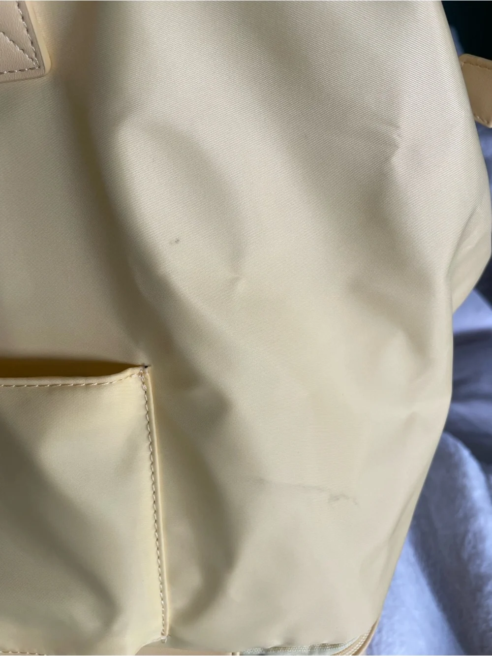 Nobl Cream butter Yellow Travel Duffel Bag with Adjustable Shoulder Strap
